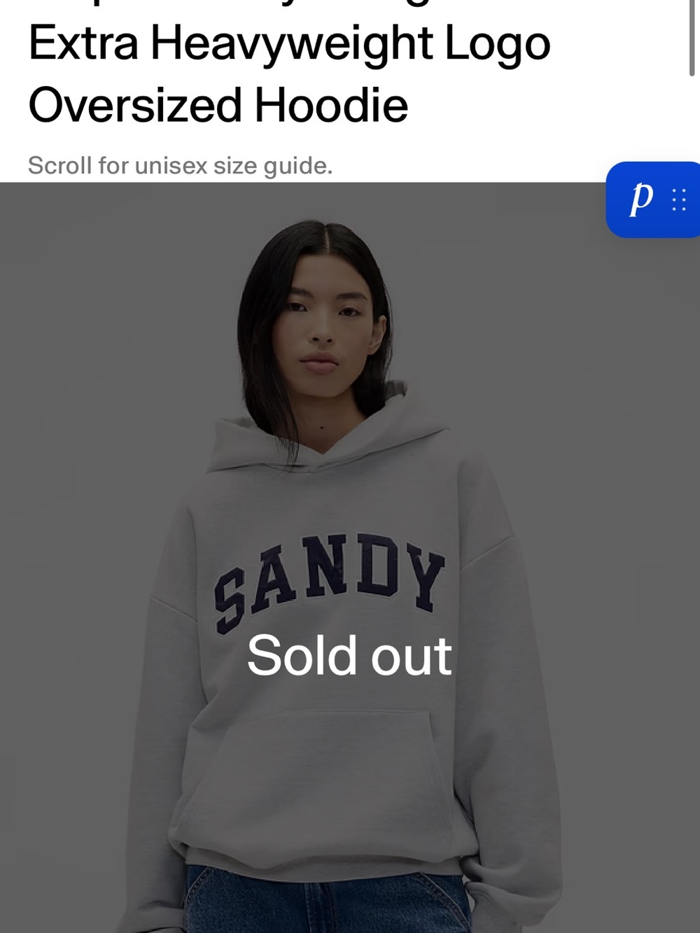 NWOT SANDY LIANG X GAP Hoodie